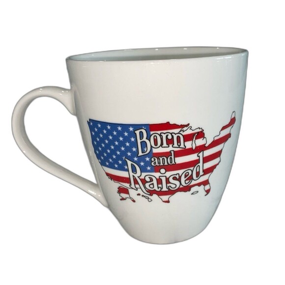 Pfaltzraff  Born and Raised Ceramic Mug. Microwave / Dishwasher Safe. LNWOT - Picture 1 of 8